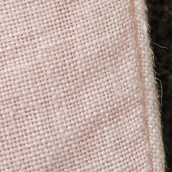 Russ Berens Pants Womens Size Large 100% Linen Pink Elastic Waist Loose Fit - Picture 5 of 15